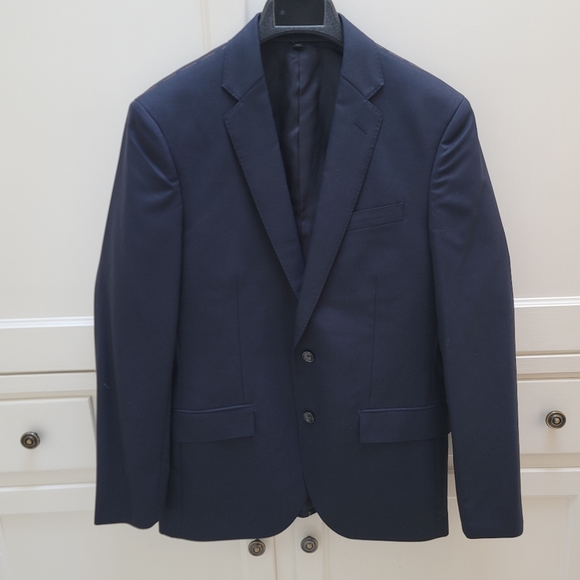 New! J.Crew 38R Crosby Suit Jacket Center Vent Loro Piana...